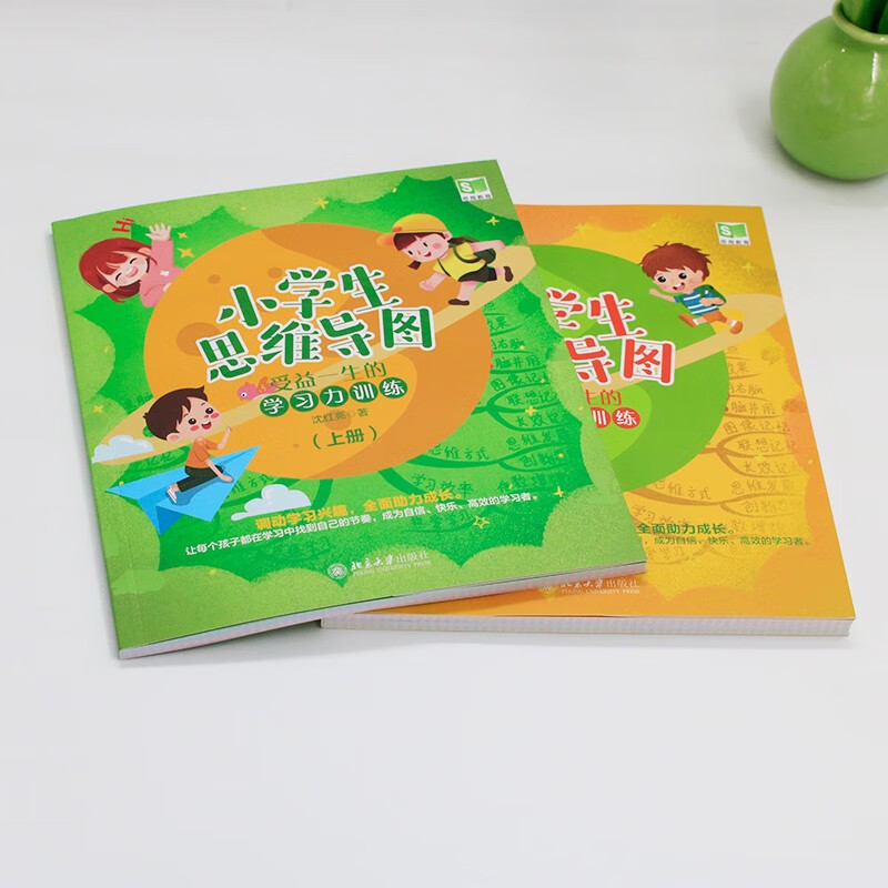 小学生思维导图：受益一生的学习力训练（上下册） 课外阅读暑期阅读学生阅读详情图