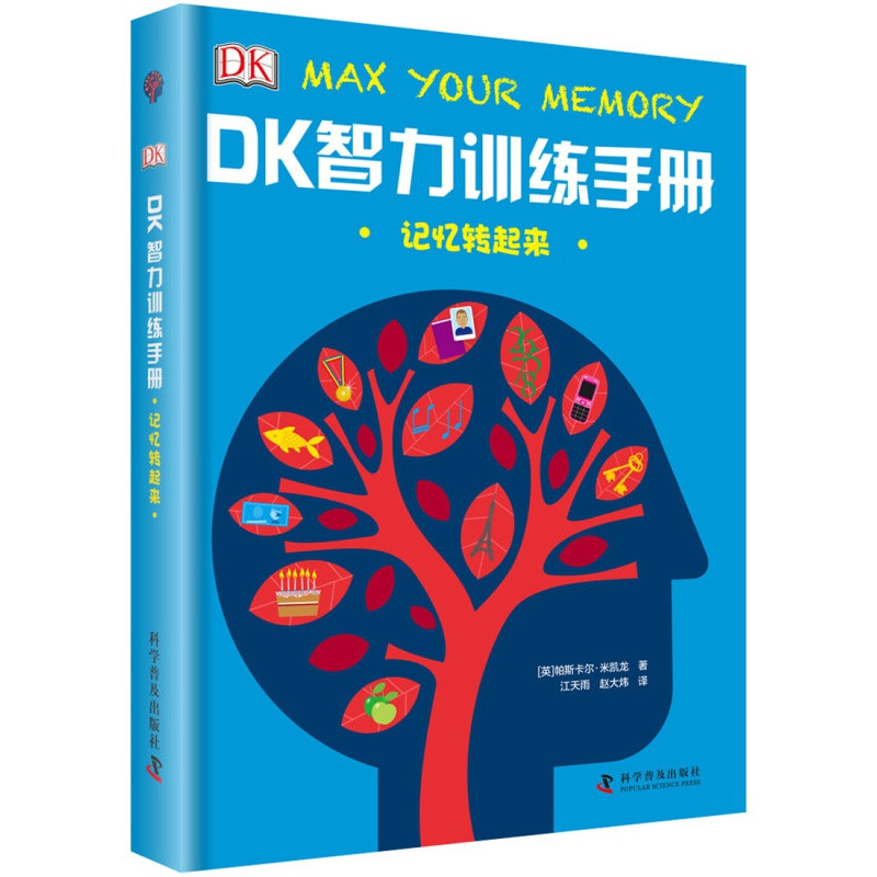 DK大脑智力训练手册 数学思维+大脑训练+智力训练 精装 全4册 正版童书 儿童课外书籍畅销书 DK大脑智力训练手册(精装4册)详情图