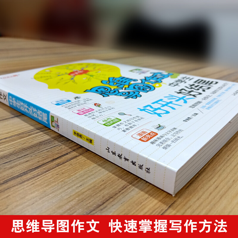 中学生好开头好结尾/集思维导图形象记忆图趣味漫画为一体的新概念作文辅导书