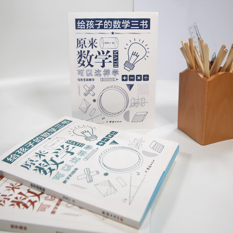 给孩子的数学三书 原来数学可以这样学：马先生谈算学 数学趣味 数学的园地（套装全三册）刘薰宇详情图