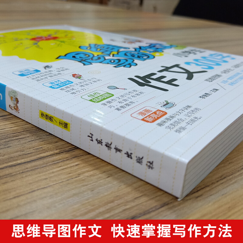 小学生作文300字/集思维导图 形象记忆图 趣味漫画为一体的新概念作文辅导书详情图