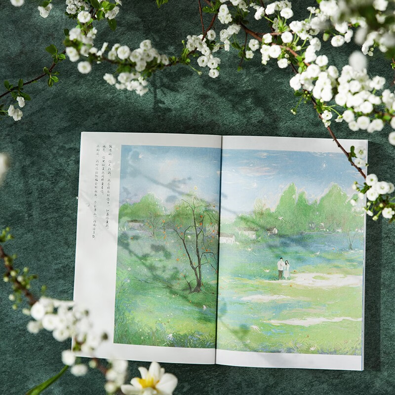 见春天【赠珠光明信片+回忆底片+贴纸+留言卡+信纸+海报】（新增番外《见答案》！晋江人气作者 纵虎嗅花 催泪之作！）青春文学爱情情感校园畅销...