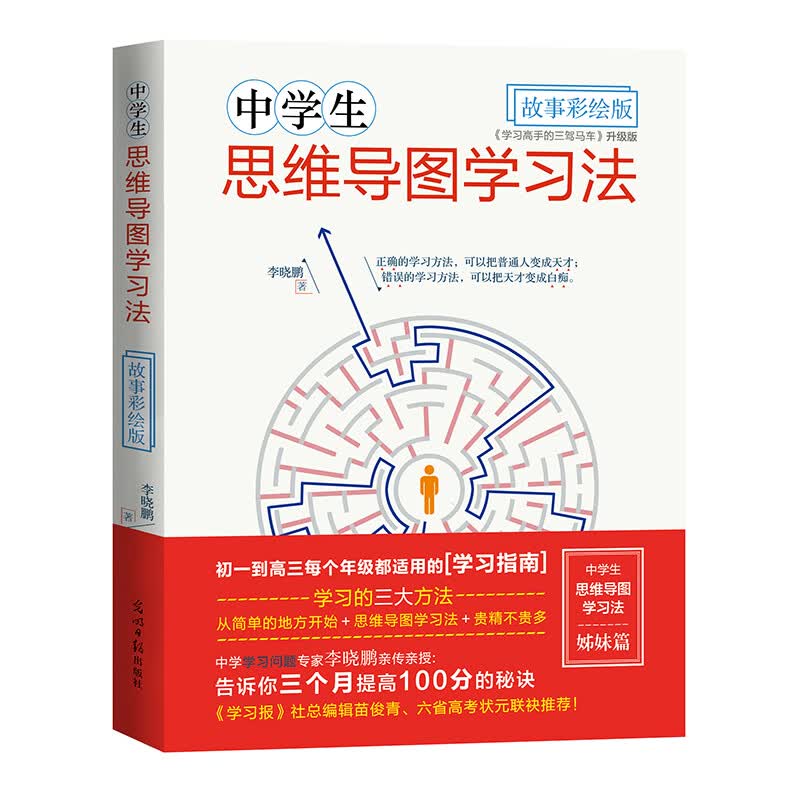 中学生思维导图 套装全2册 细分学科思维导图高效学习宝典 初中 高中学生详情图