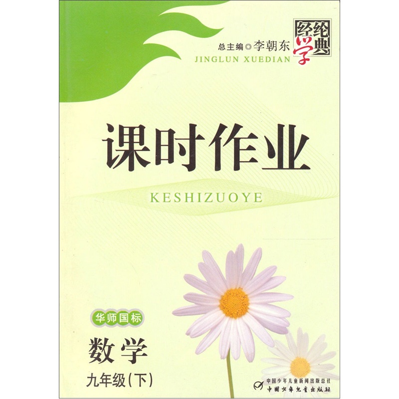 课时作业：九年级数学（华S国标）（下）封面