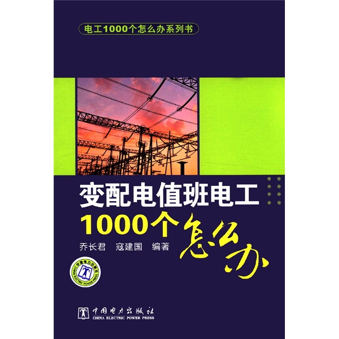 电工1000个怎么办系列书：变配电值班电工1000个怎么办