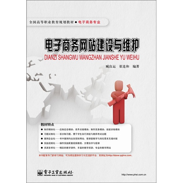 正版现货 电子商务网站建设与维护9787121090196电子工业