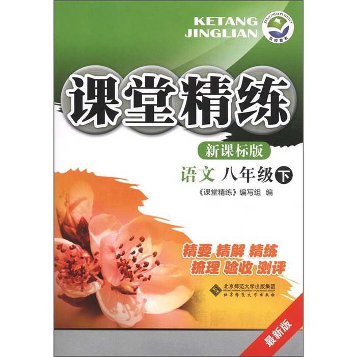 课堂精练：语文（8年级下）（新课标版·最新版）封面