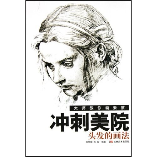 大师教你画素描冲刺美院:头发的画法