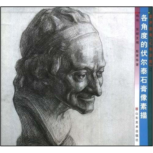 美术高考"心有灵犀"2:各角度的伏尔泰石膏像素描 978753301707