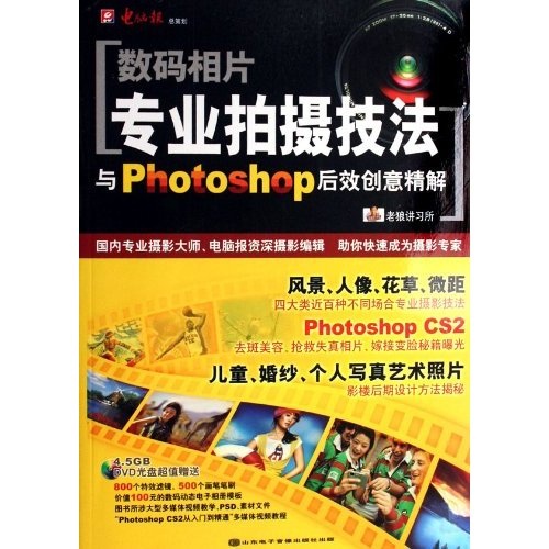 数码相片专业拍摄技法与Photoshop后效创意精解（附光盘）