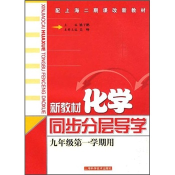 配上海二期课改新教材：新教材化学同步分层导学（9年级第1学期用）封面