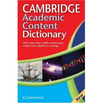 Cambridge Academic Content Dictionary 剑桥学术词典
