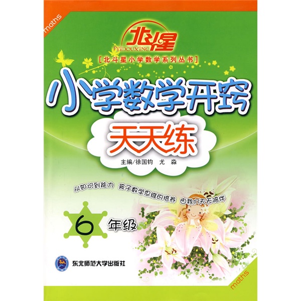 北斗星：小学数学开窍天天练（6年级）封面