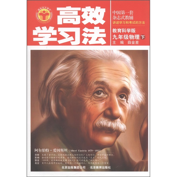 清华北大学子·高效学习法：9年级物理（下）（教育科学版）封面