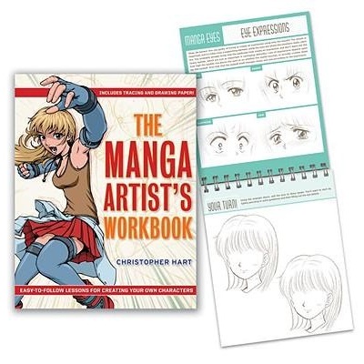The Manga Artist's Workbook: Easy-To-Follow Lessons for Creating Your Own Characters [Spiral-bound]