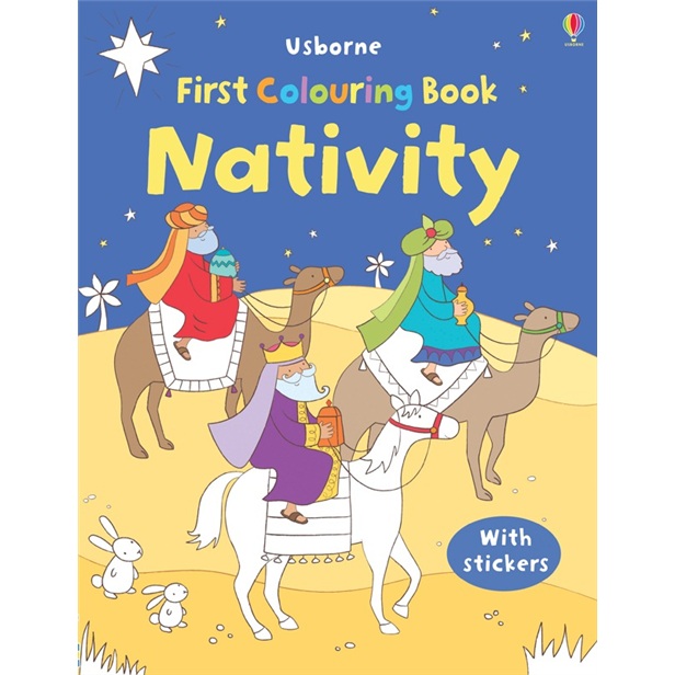 Nativity First Colouring Book with Stickers
