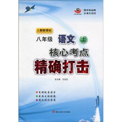 核心考点精确打击：8年级语文（上）（人教新课标）（附光盘）封面