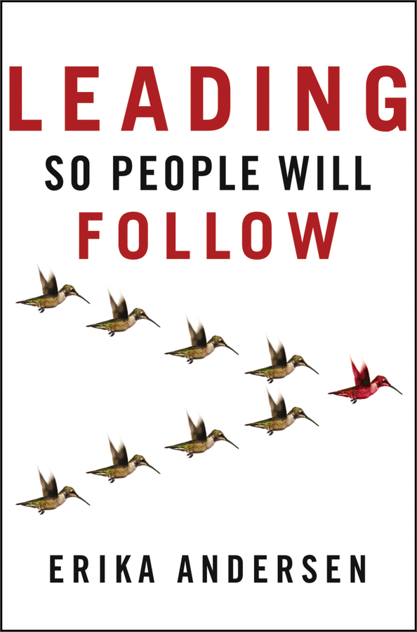 leading so people will follow