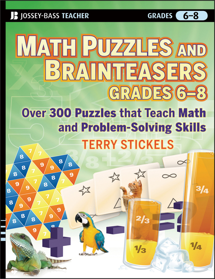 math puzzles and brainteasers grades 6-8