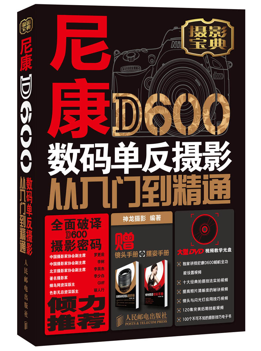 尼康D600数码单反摄影从入门到精通（附DVD光盘1张）（异步图书出品）