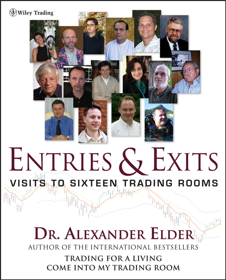 entries & exits:  visits to 16 trading rooms