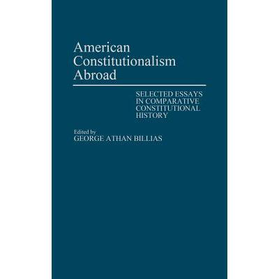 预订 American Constitutionalism Abroad: Selected ...
