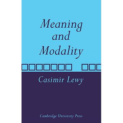 预订 Meaning and Modality