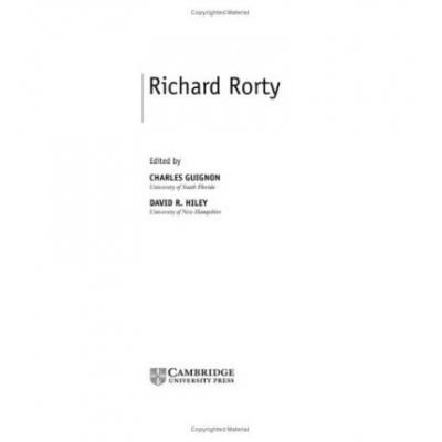 预订 Richard Rorty: - Richard Rorty