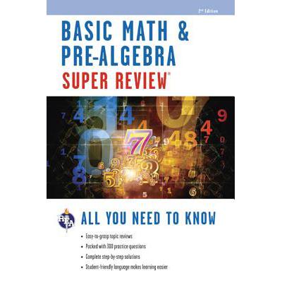 预订 Basic Math & Pre-Algebra Super Review