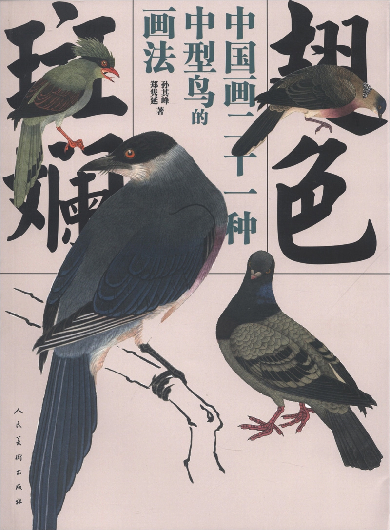 翅色斑斓中国画二十一种中型鸟的画法