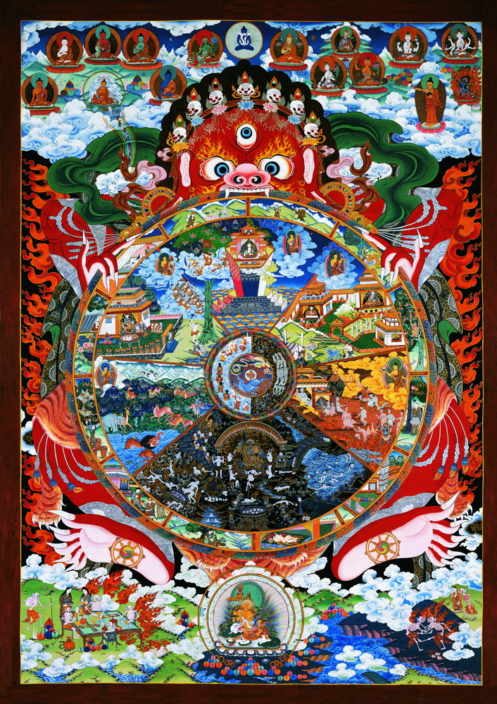 世界美的唐卡· 六道轮回
