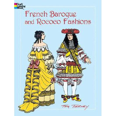 预订 French Baroque and Rococo Fashions Coloring ...