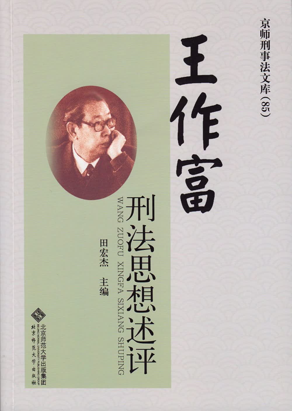 正版现货 王作富刑法思想述评9787303162611北京师范大学