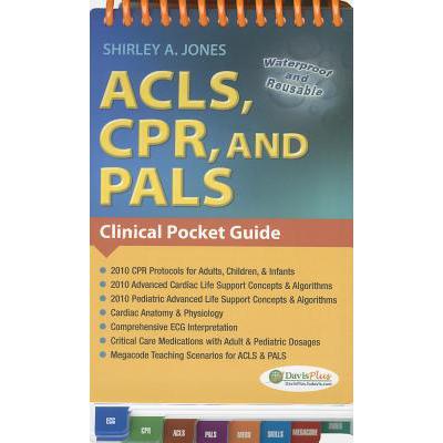 预订 acls cpr and pals clinical pocket guide