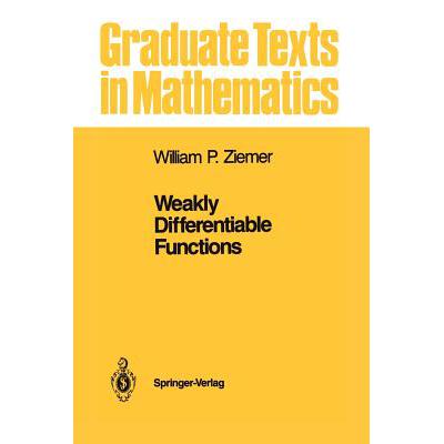 预订 weakly differentiable functions : sobolev sp.