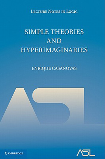 预订 Simple Theories and Hyperimaginaries: - Simple Theories and Hyperimaginaries