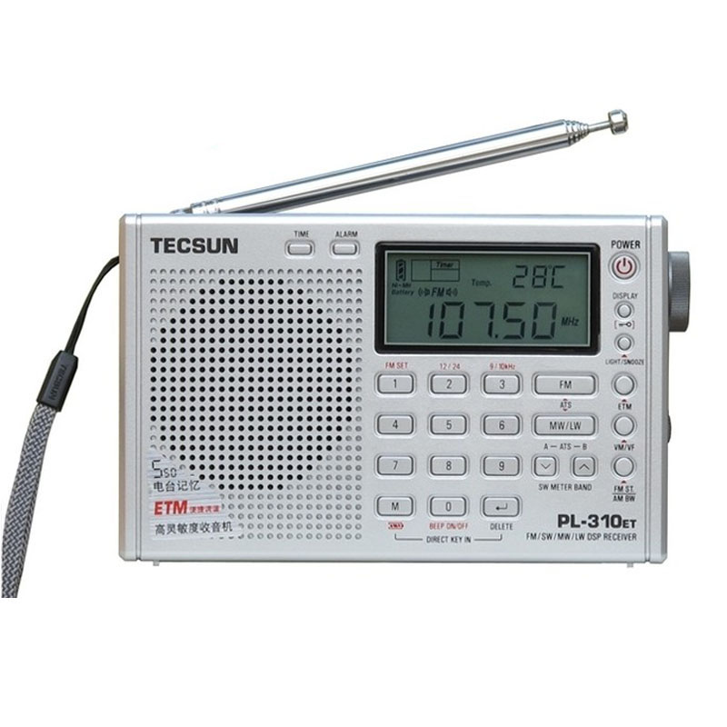 德生(tecsun) tecsun/德生 pl-310et全波段四六级英语高考校园广播