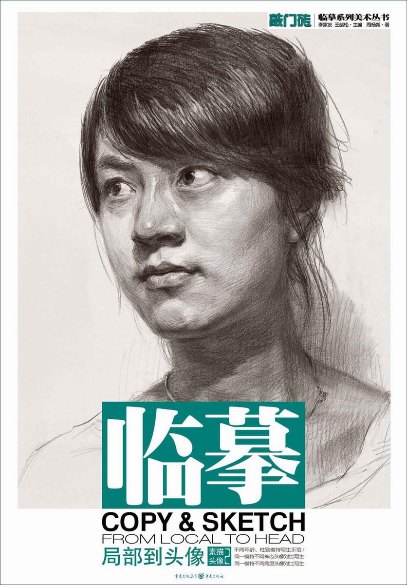 敲门砖临摹素描头像2局部到头像 局部到头像