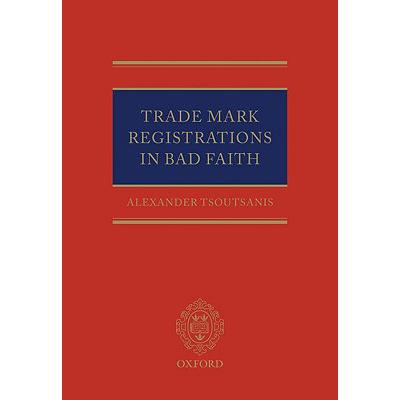 预订 Trade Mark Registrations in Bad Faith