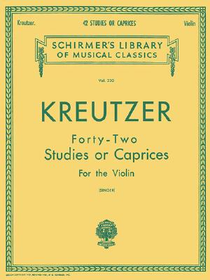 Kreutzer Forty-Two Studies or Caprices