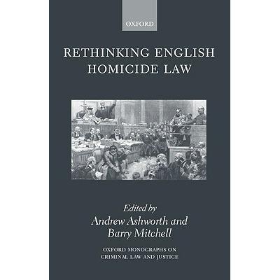 预订 Rethinking English Homicide Law