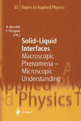 【预订】solid-liquid interfaces: macroscopic
