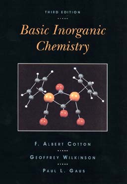 预订 基础无机化学 第3版 Basic Inorganic Chemistry, 3Rd Edition [Wiley化学化工]