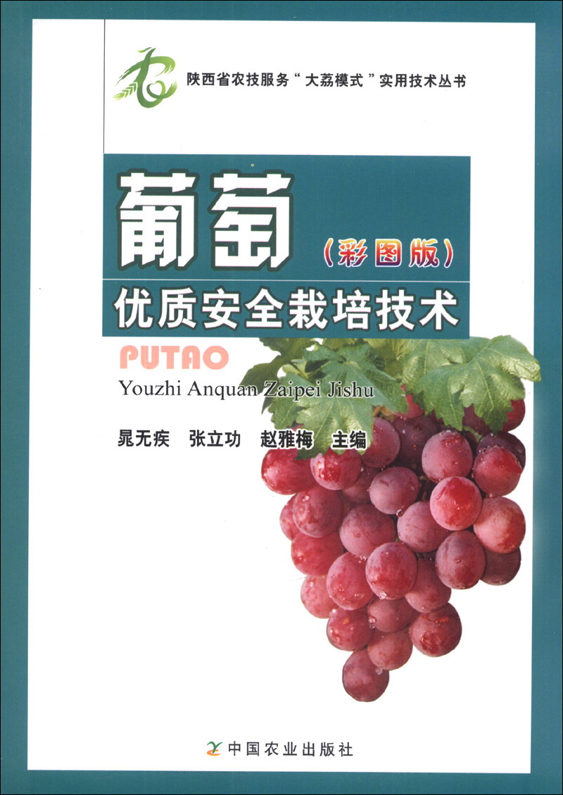 [正版原书] 陕西省农技服务“大荔模式”实用技术丛书：葡萄优质安全栽培技术（彩图版） 晁无疾//张立功//赵雅梅 中国农业出版社 原版旧书正品旧图书单位可团购库存书贰手原图书 可开发票