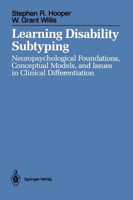 Learning Disability Subtyping:
