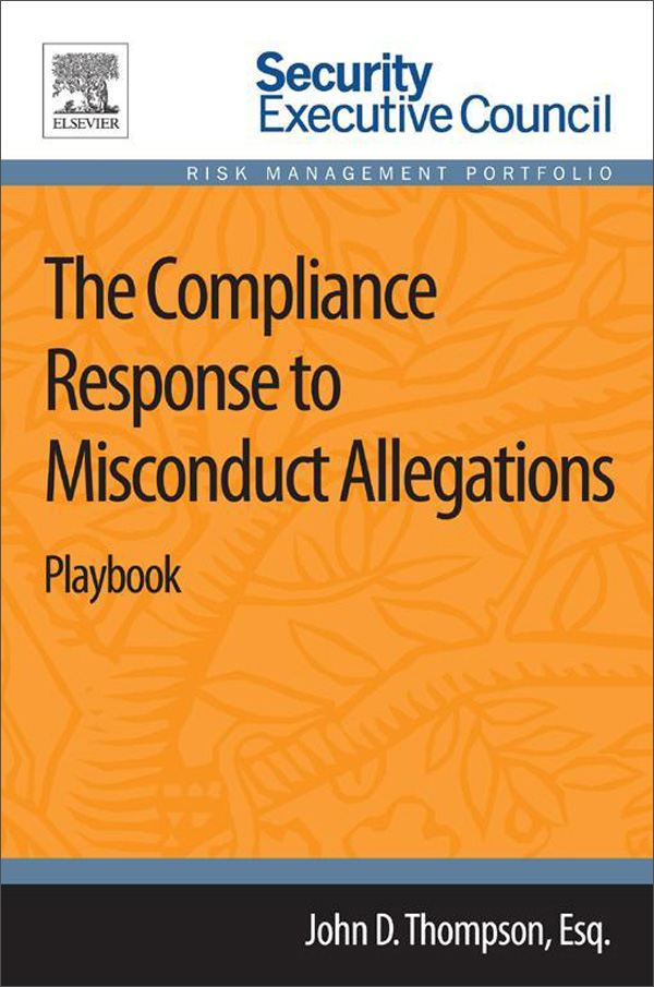 the compliance response to misconduct allegations, playbook