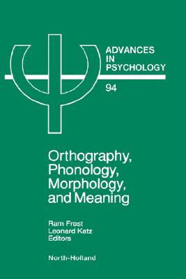 【预订】orthography, phonology, morphology and
