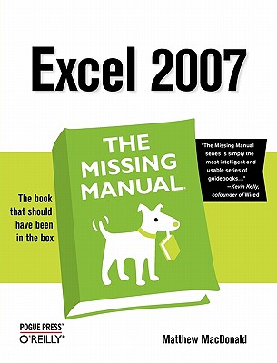 【预订】excel 2007: the missing manual