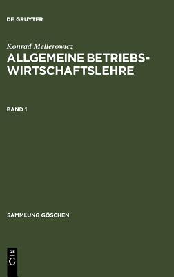 Mellerowicz, Konrad: Allgemein