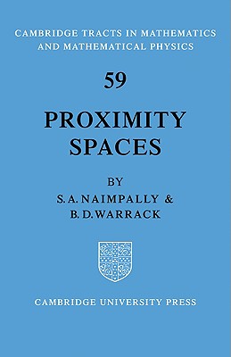 【预订】proximity spaces